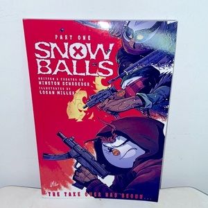Snow Balls ⛄️ Winston Schroeder 📚 illustrated by Logan Miller ✍️​​​​